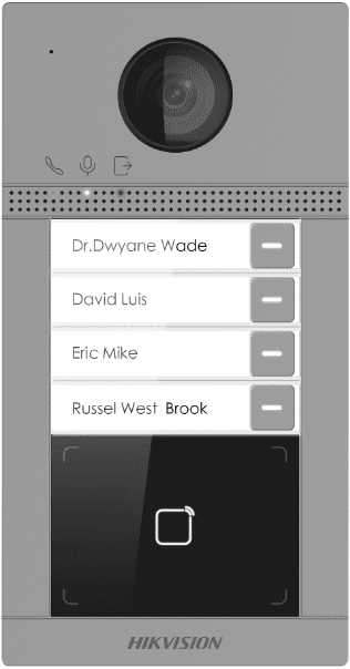 WIRELESS VIDEO DOORPHONE DS-KV8413-WME1(C) Wi-Fi / IP ... - Villa - Delta