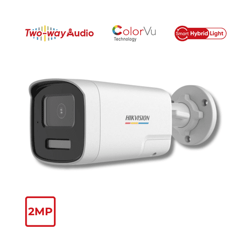 2MP Hikvision DS-2CE12DF3T-LXTS (2.8mm) Fixed Bullet Camera Smart Dual-Light Mic Siren