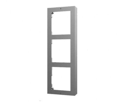 3 Gang Surface Mounting Bracket for Modular Intercom Hikvision DS-KD-ACW3