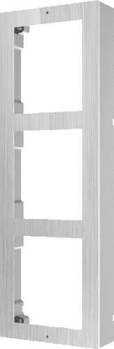 3 Gang Surface Mounting Bracket for Modular Intercom Hikvision DS-KD-ACW3/S Stainless Steel
