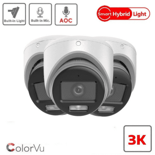 3K Hikvision DS-2CE70KF0T-LMFS(3.6mm) Smart Hybrid ColorVu Camera