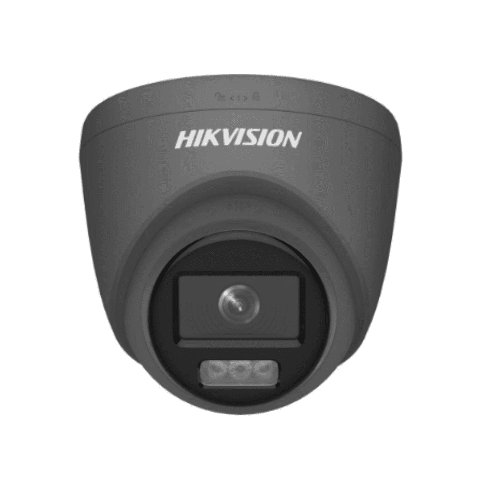 3K Hikvision DS-2CE72KF3T- 3K ColorVu Fixed Lens Turret Grey Camera - 2 ...