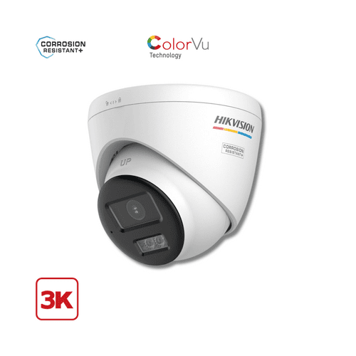 3K Hikvision DS-2CE72KF3T-LSYE(2.8mm) Smart Hybrid Light ColorVu Fixed Turret Camera