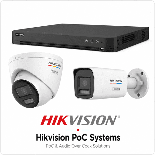 4K PoC & Audio Cameras with PXT Recorders
