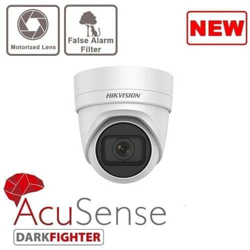 4MP DS-2CD2H46G2-IZS Acusense Motorised Varifocal Turret Network Camera