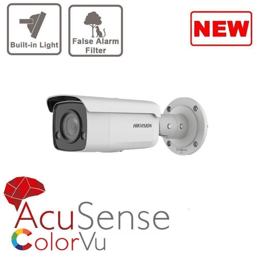 4MP DS-2CD2T47G2-L ColourVu 60M Fixed Bullet Network Camera Pro Series