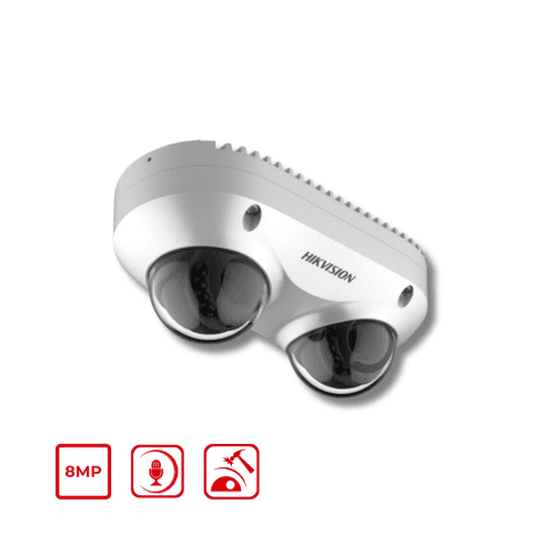 4MP Hikvision DS-2CD6D42G0-IS(2.8MM) IP67 2.8mm Lens, IR 10M Dual-Directional PanoVu IP Camera