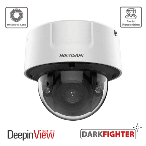 4MP Hikvision iDS-2CD8146G0-IZS DeepinView Face Recognition Indoor Motorised Varifocal Dome 8-32mm