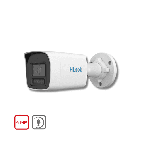 4MP Hilook By Hikvision IPC-B149HA-LU ColorVu w/ Smart Hybrid Light Fixed Bullet IP Camera