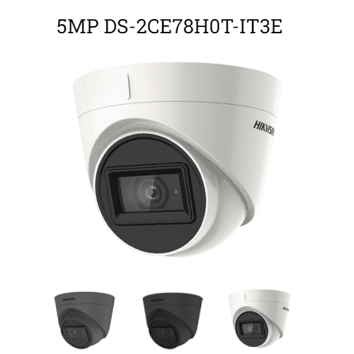 5MP DS-2CE78H0T-IT3E 2.8MM Hikvision fixed lens EXIR POC turret Camera