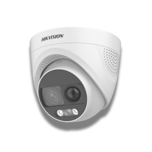 5MP Hikvision DS-2CE72KF3T-PIRXO(3.6mm) 3K ColorVu PIR Siren Fixed Turret Camera