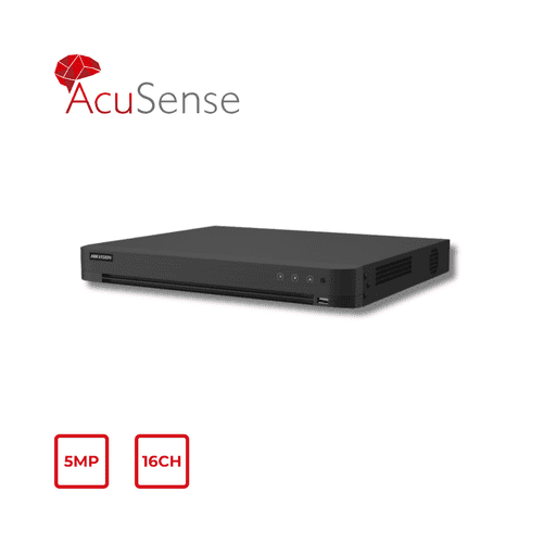 5MP Hikvision iDS-7216HQHI-M2/XT(STD) 16-Channel 1080p 1U H.265 AcuSense DVR