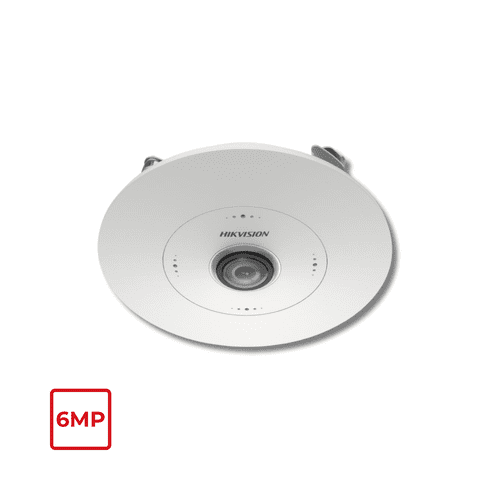 6MP Hikvision DS-2CD6365G1-S/RC (1.16mm) Fisheye Network Camera Recessed Mount