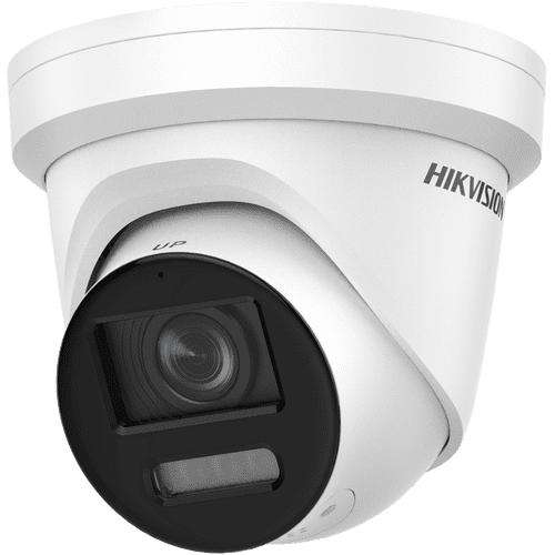 8 MP Hikvision DS-2CD2387G2-LSU/SL Colorvu Strobe Light 2 Way Talk Camera