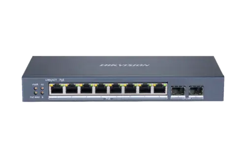 8 Port - Hikvision DS-3E1310P-SI Fast Ethernet Smart POE Switch (Offer)