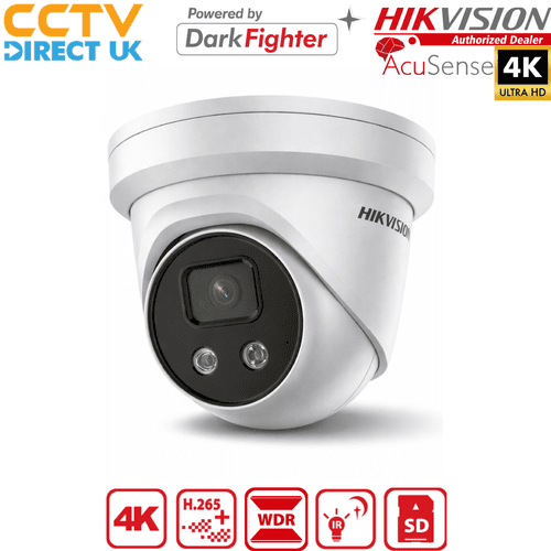 8MP DS-2CD2386G2-IU (4mm) AcuSense Turret Network Camera Hikvision