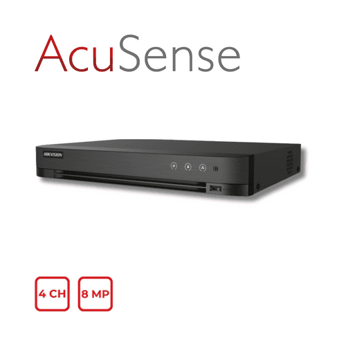 8MP Hikvision iDS-7204HUHI-M1/X 1U H.265 AcuSense aoc 4CH DVR (Offer)