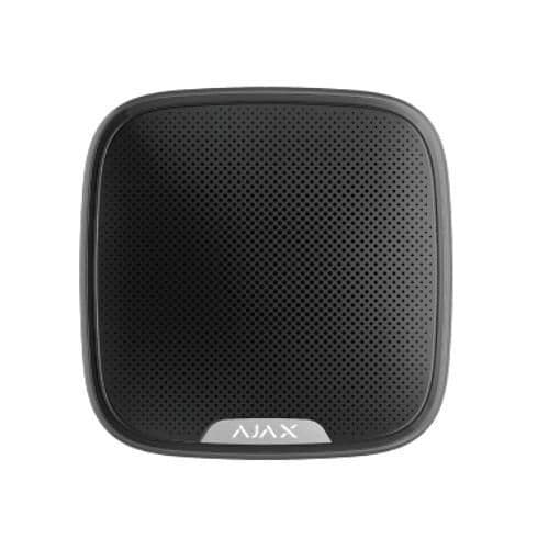 Ajax 22899.07.BL1 StreetSiren Outdoor Wireless Siren with LED Frame, Black