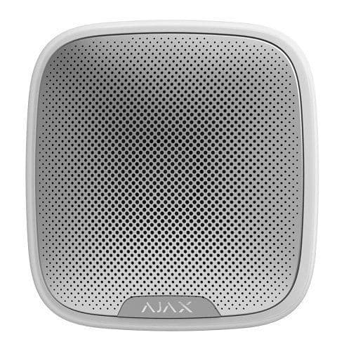 Ajax 22900.07.WH1 StreetSiren Outdoor Wireless Siren with LED Frame, White