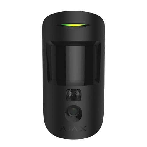 Ajax 22934.23.BL1 MotionCam Wireless Motion Detector with Camera, 12m, Black