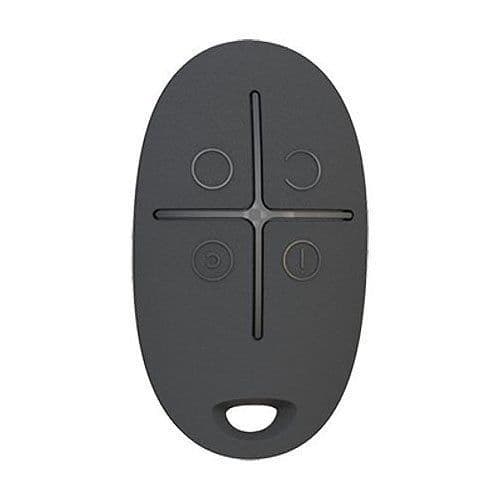 Ajax 22967.04.BL1 SpaceControl Pocket Keyfob with Panic Button, Black