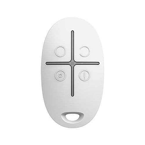Ajax 22968.04.WH1 SpaceControl Pocket Keyfob with Panic Button, White (Offer)