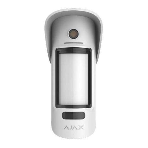 Ajax 26102.84.WH1 MotionCam Outdoor Wireless Motion Detector with HDR Camera, White