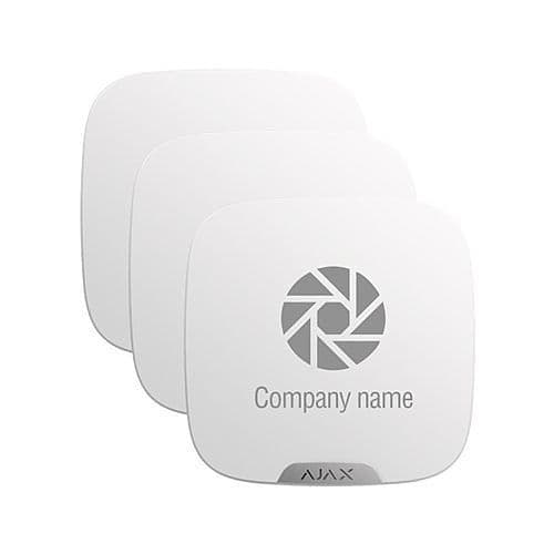 Ajax 39279.63.WH Customizable Cover for Ajax Outdoor Siren, 10pc, White