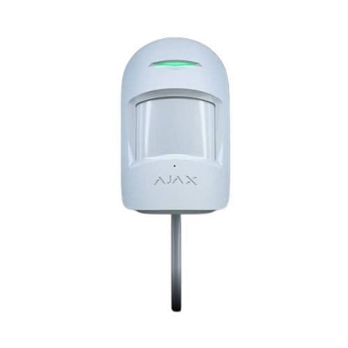 Ajax 46699.06.WH1 CombiProtect Fibra PD Wired Combined Motion and Glass Break Detector, White