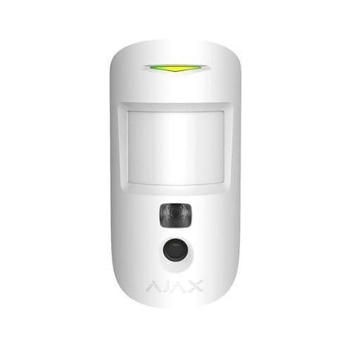 Ajax 67729.120.WH1 MotionCam S Jeweller Wireless PIR Motion Detector with Camera, White