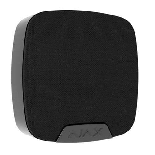 Ajax 67731.11.BL1 HomeSiren S Black Wireless Indoor Siren with Authentication, Signal Interference D