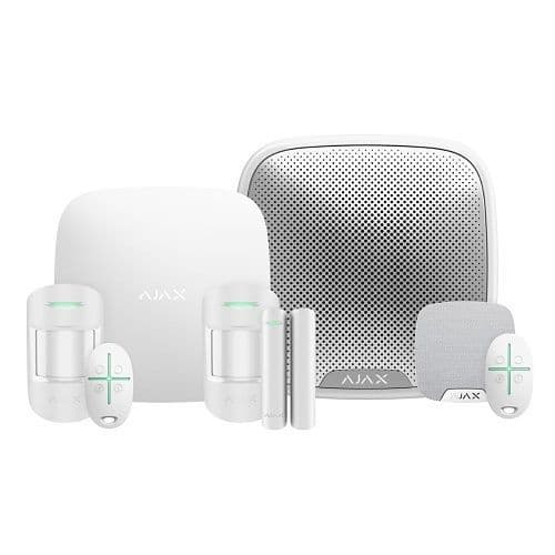 Ajax 90765.243.WH1 Kit 2 Wireless Hub2 2G+MP House Keypad, White