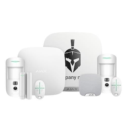 Ajax 90785.239.WH1 Kit 1 Camera Plus DD House, Keyfobs, White