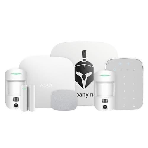 Ajax 90791.242.WH1 KIT LESS, 3-Cam Plus DD House and Keypad, White