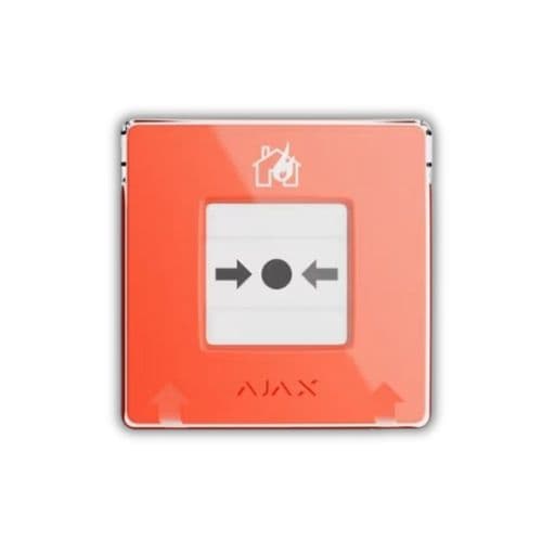 Ajax Manual Call Point Red Jeweller Wireless Fire Alarm Button | 60815.171.NC1