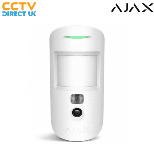 Ajax MotionCam (PhOD) Jeweller Wireless PIR Motion Detector with Camera – White (121297.120.WH1)