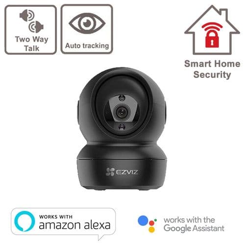 C6N Black EZVIZ Smart Wi-Fi Pan & Tilt 360° 1080p Indoor Camera - Two way Audio
