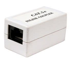 Cat 5E Inline Coupler - Colour May Vary - RJ45 Coupler