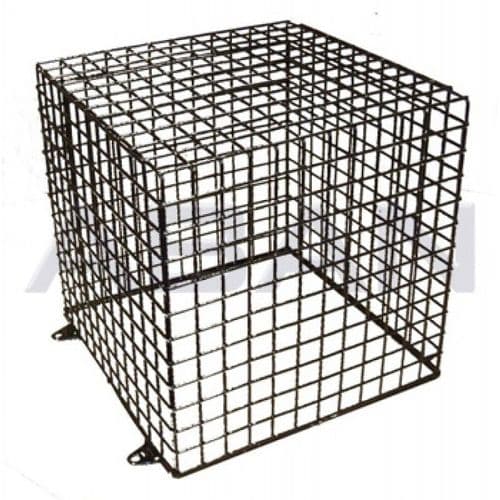 CCTV CAMERA BLACK STEEL MESH CAGE 12" x 12" x 12" (30 x 30 x 30 cm))