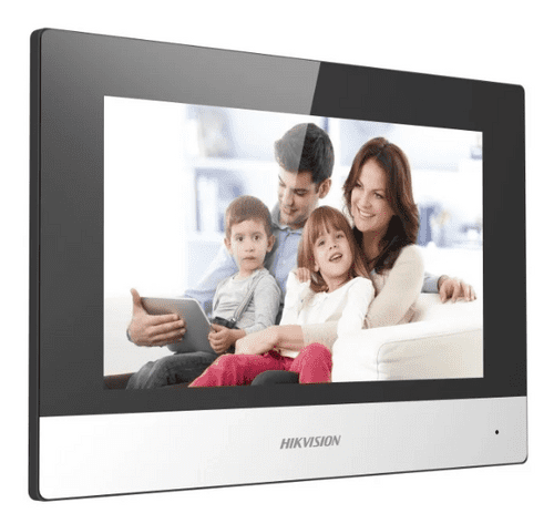 DS-KH6320-WTE1 BLACK IP Video Intercom Pro Indoor Station with 7-Inch Touch Screen Hikvision