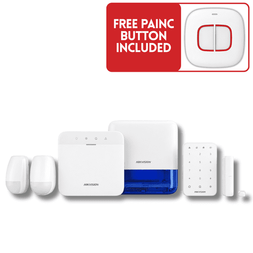 DS-PWA64-KIT2-WE - AXPRO-L-BUNDLE3 2x PIR 1x Door Contact 1x External Siren 1x Keypad(Offer)