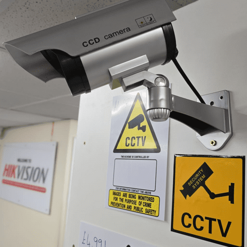 Dummy CCTV Surveillance Bullet Camera - Solar Powered