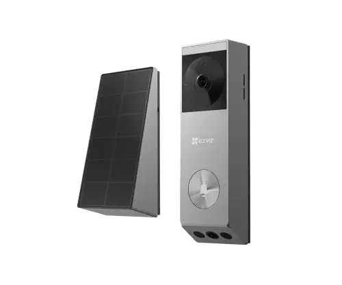 EZVIZ EP3X Pro 2K 3MP Smart Security Video Battery Doorbell with Solar Panel