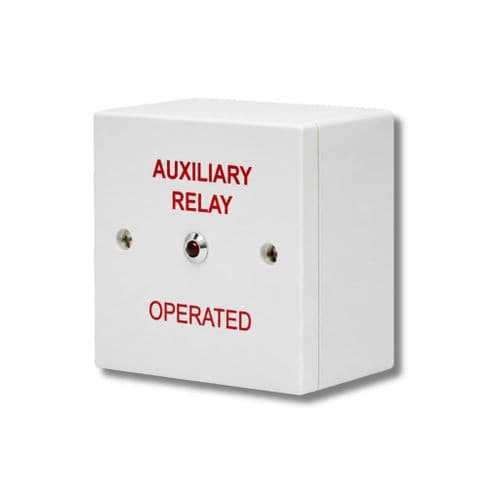 Haydon HAY-FIRE-24R 24V Fire Alarm Relay Interface Module with Red Enclosure