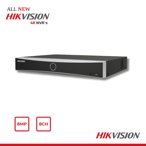Hikvision 12MP DS-7608NXI-K1/8P AcuSense Series NVR 8 Channel NVR