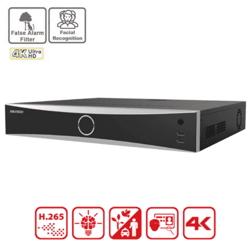 Hikvision 12MP DS-7732NXI-I4-16P-S 32 Channel 4 SATA AcuSense Facial Recognition NVR