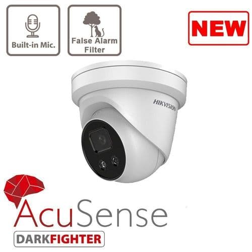 Hikvision 2MP DS-2CD2326G2-IU HD AcuSense Turret IP Surveillance Network Camera