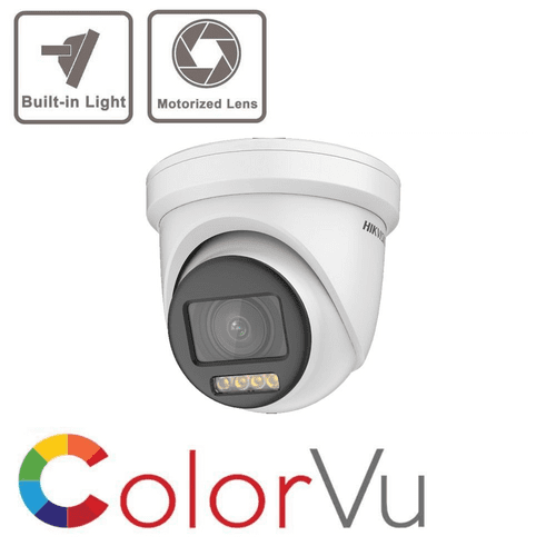 Hikvision 2MP DS-2CE79DF8T-AZE ColorVu PoC Motorised Varifocal Turret