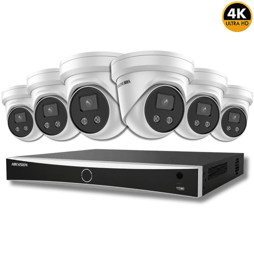 Hikvision 6 Camera 8MP 2.8mm AcuSense IP CCTV Kit – DS-2CD2386G2-IU + DS-7608NXI-K2/8P