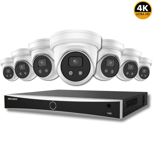 Hikvision 7 Camera 8MP 2.8mm AcuSense CCTV Kit | 8CH NVR